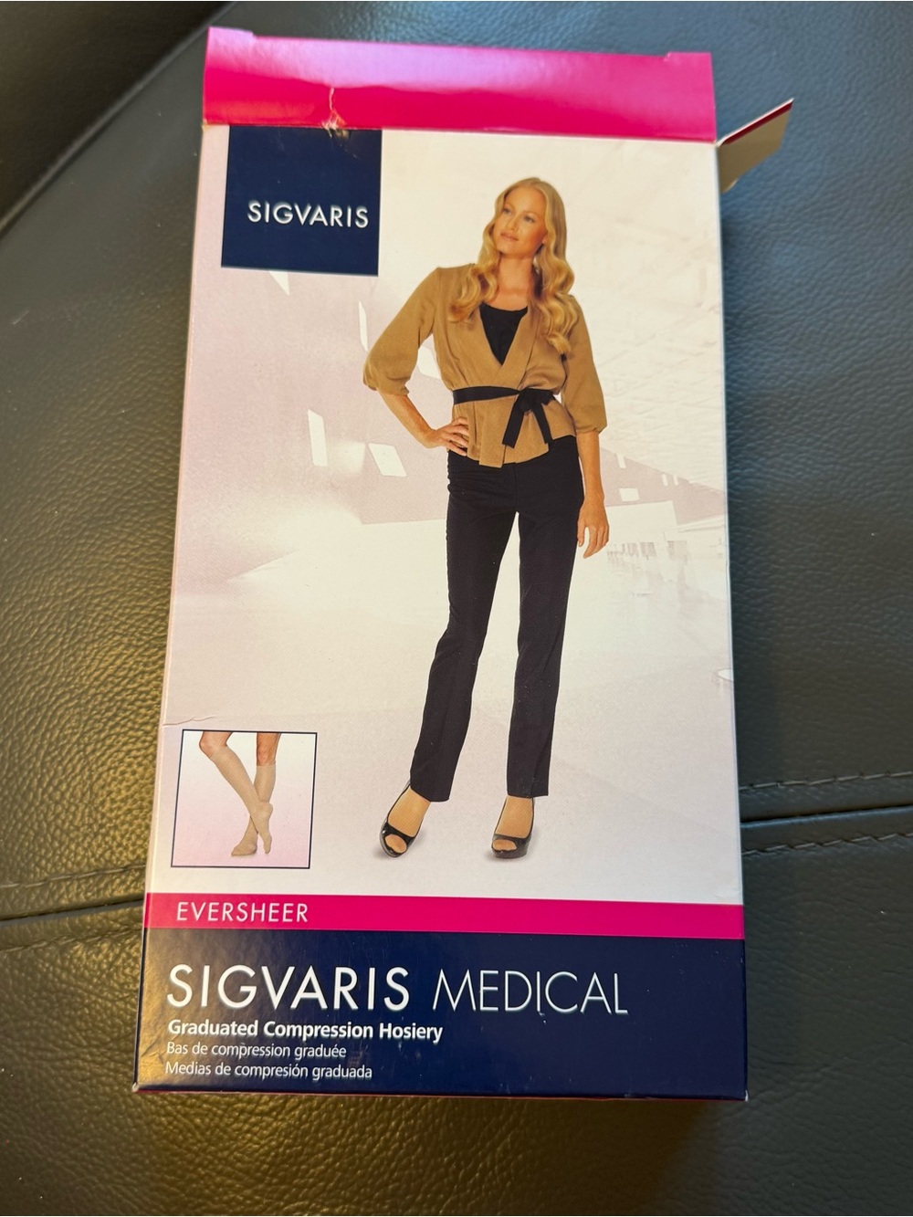 Sigvaris Eversheer Graduated Compression Hosiery – Black